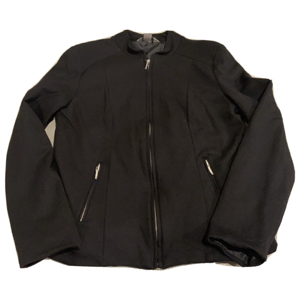 Christopher & Banks Blazer Womens S Small Business Workwear Classic Black Jacket - Picture 1 of 12